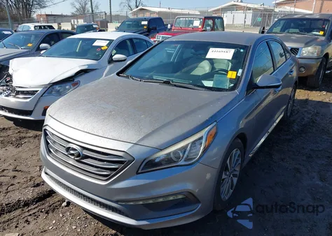 2016 Hyundai Sonata Sport из США, поврежденный, VIN 5NPE34AF0GH432754